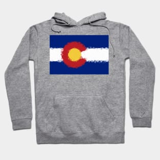 Low Poly Colorado Flag Hoodie